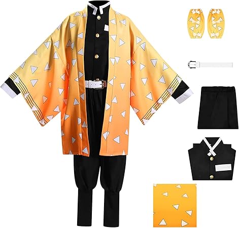 Kostüm Cosplay Set Outfit, Demon Slayer, Cosplay Anime Kleid Anzug voll ...